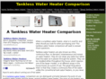 tanklesswaterheatercomparison.org