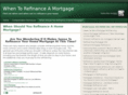 whentorefinancemortgage.com