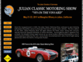 julianclassicmotoringshow.com