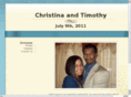 christinaandtimothy.com