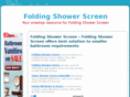 foldingshowerscreen.com