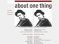 aboutonething.com