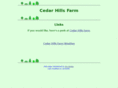 cedarhillsfarm.net