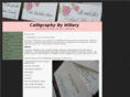 calligraphybyhillary.com