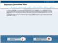 pressuresensitivefilm.net