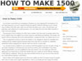 howtomake1500.com