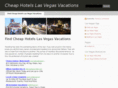cheaphotelslasvegasvacations.com
