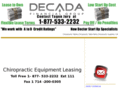 chiropracticequipmentleasing.com