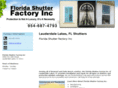 floridashutterfactoryinc.com