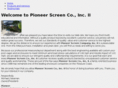pioneerscreenco.com