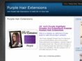 purple-hair-extensions.com