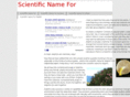 scientificnamefor.com