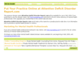 attentiondeficitdisorderreport.com