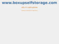 boxupselfstorage.com