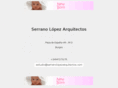 serranolopezarquitectos.com