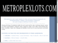 metroplexlots.com