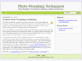 photomountingtechniques.com
