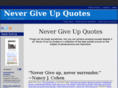 nevergiveupquotes.com