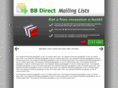 bbdirectmailinglists.com