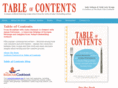 tableofcontentsbook.com