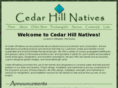 cedarhillnatives.com