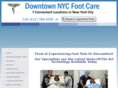 downtownnycfootcare.com