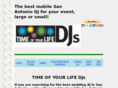 timeofyourlifedjs.com