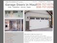 garagedoorsmaui.com