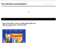 theoddrecommendation.com