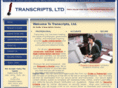 transcriptsltd.com