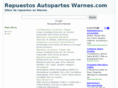 repuestosautoparteswarnes.com