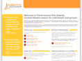 performanceartsawards.com