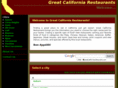 greatcaliforniarestaurants.com
