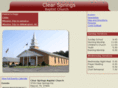 clearspringsbaptistchurch.com