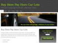 buyhereandpayherecarlots.com