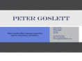 petergoslett.com