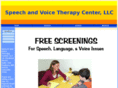 speechandvoicetherapycenter.com