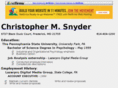 christophermsnyder.com