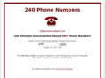 240phonenumbers.com