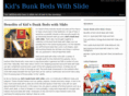 kidsbunkbedswithslide.com
