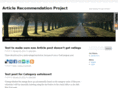 articlerecommendationproject.com