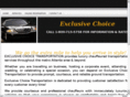 exclusivechoicetransportation.com