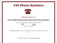 430phonenumbers.com