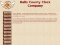 rallscountyclockcompany.com