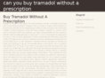 canyoubuytramadolwithoutaprescription.com