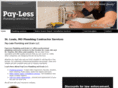 pay-lessplumbing.net