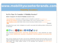 mobilityscooterbrands.com