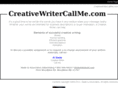 creativewritercallme.com