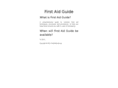firstaidguide.org