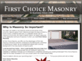 firstchoicemasonryllc.com